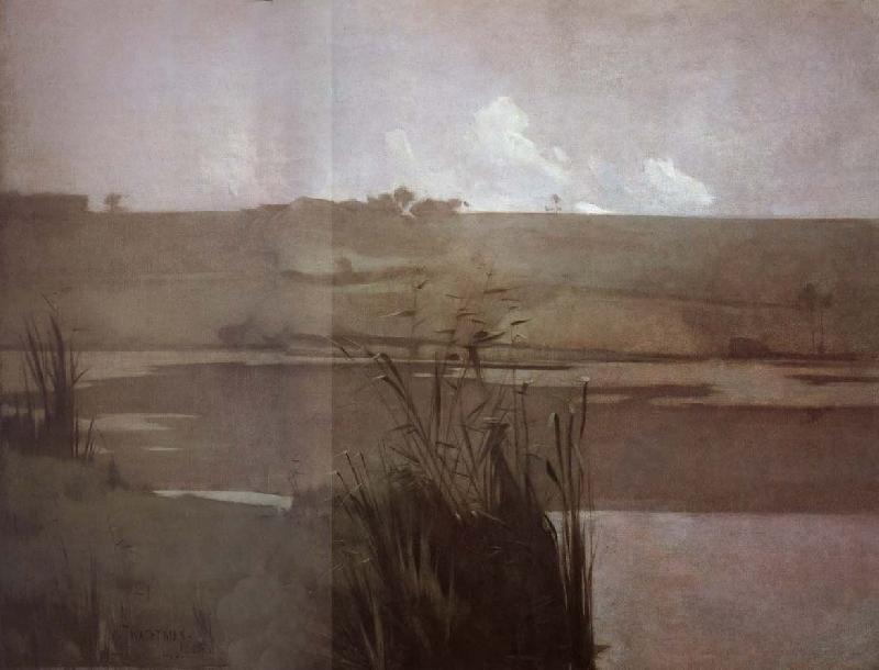 John Henry Twachtman Arques la Bataille France oil painting art